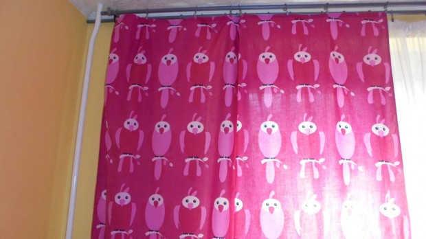 2 db pink papagjos gyerek mints fggny baba vagy gyerek szobba