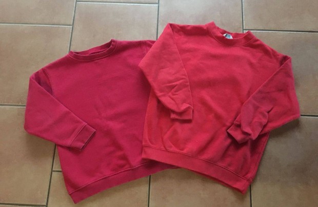 2 db piros pulver egytt! 128-134