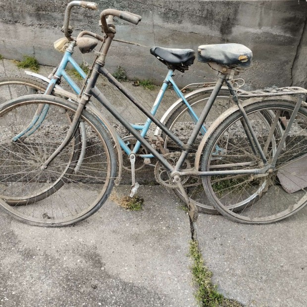 2 db rgi retro bicikli, kerkpr (a kk Csepel)