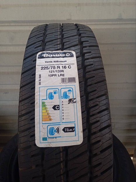 2 db új Barum Vanis Allseason 225/75 R16C 121/120R 4 évszakos gumi
