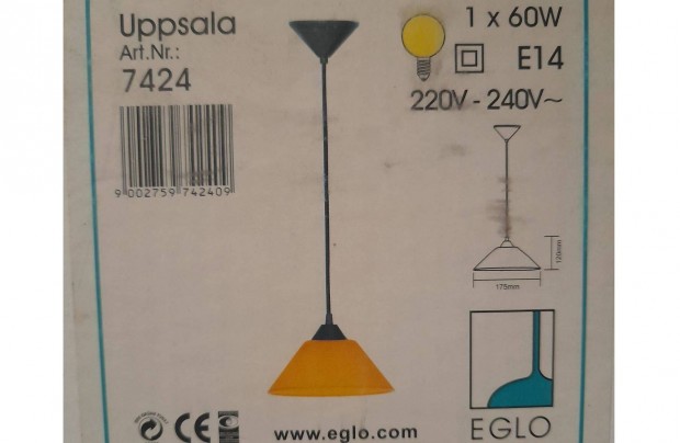 2 db új Eglo Uppsala lámpa / függőlámpa