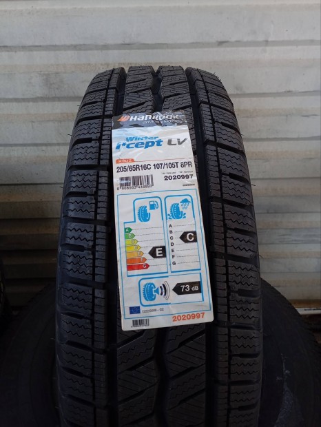 2 db új Hankook Winter icept LV RW12 205/65 R16C 107/105T téligumi