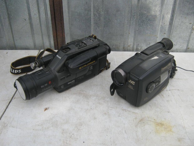 2 db videkamera (Philips, JVC)