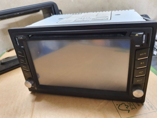 2 din-es fejegysg, cd/dvd,BT,GPS,rintkijelz