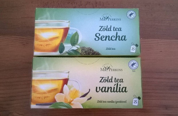 2 doboz bontatlan zöld tea