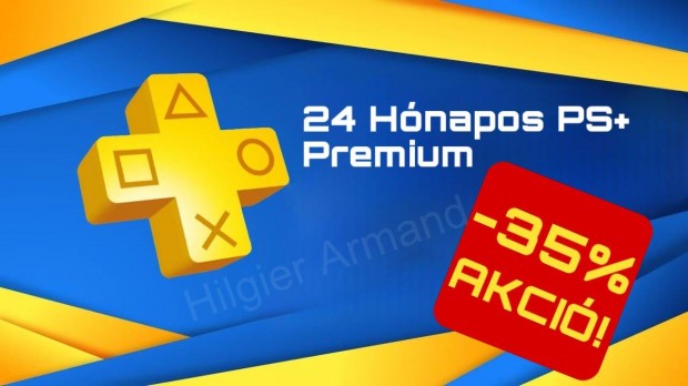 2 ves Playstation Plus Premium elfizets