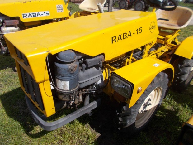 2 hengeres rába15 traktor kistraktor kertigép egy törzskormányzású, né