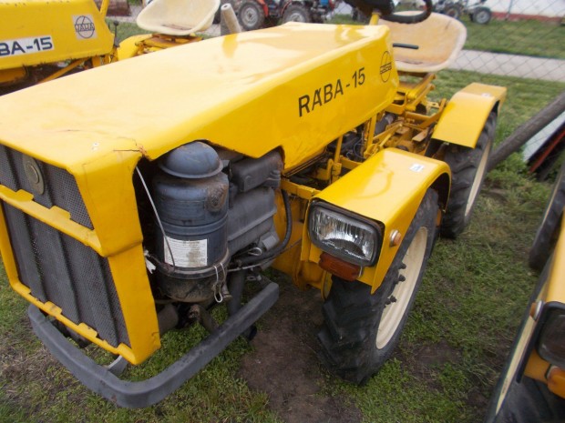 2 hengeres rába15 traktor kistraktor kertigép egy törzskormányzású, né