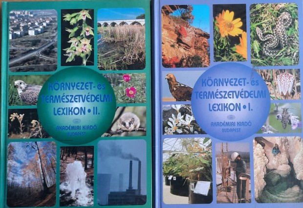 2 kötetes Környezet-és természetvédelmi lexikon eladó 