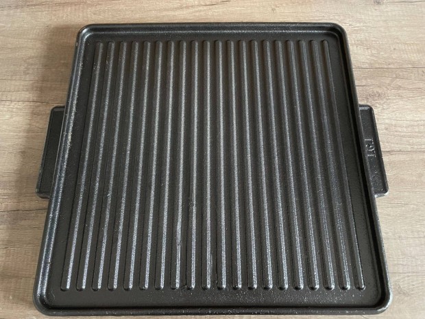 2 oldalas öntöttvas grill és főzőlap 40x40cm