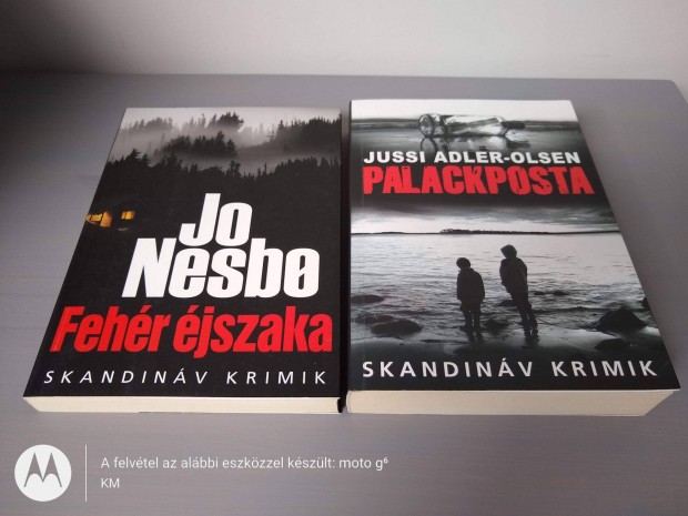 2 skandinv krimi (J. Nesbo, J. Adler-Olsen):Fehr jszaka,Palackposta