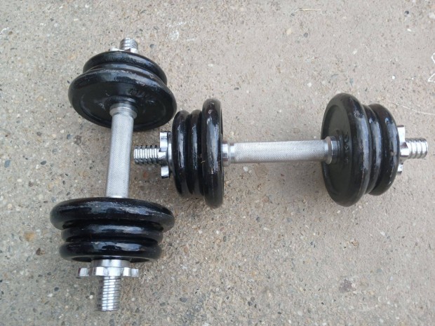 2 x 10 kg llthat gyri vas slyz kzislyz pr egykezes slyz