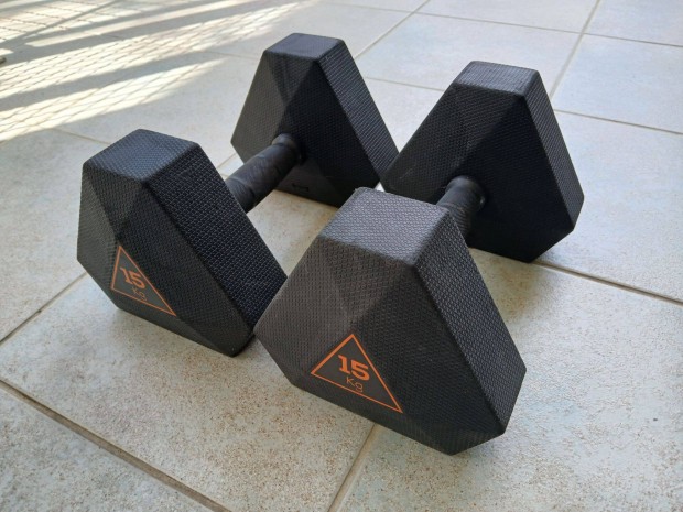 2 x 15 kg gyri egykezes slyz hexa domyos gumis kzislyz pr