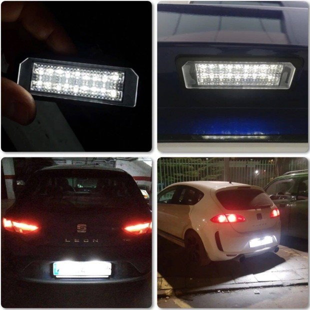 2 x 18 LED rendszmtbla vilgts Seat Altea Exeo Ibiza 6J Leon 1P