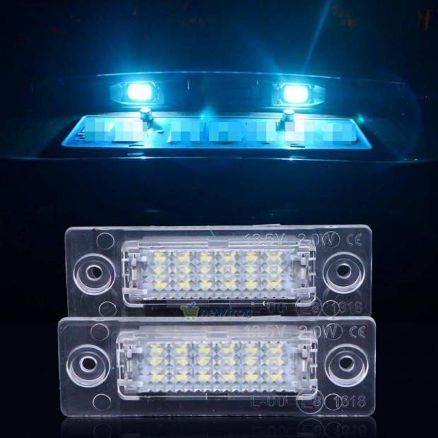 2 x 18 LED rendszmtbla vilgts Volkswagen Skoda