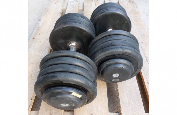 2 x 45 kg gumrozott egykezes slyz