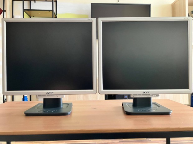 2 x Acer AL1706 monitor VGA HDMI DVI