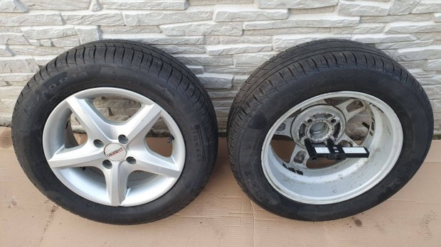 2db 14" Dezent alufelni 4x100 Pirelli Cinturato P1 185/60 R14 gumi