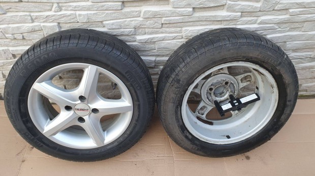 2db 14" Dezent alufelni 4x100 Pirelli gumikkal