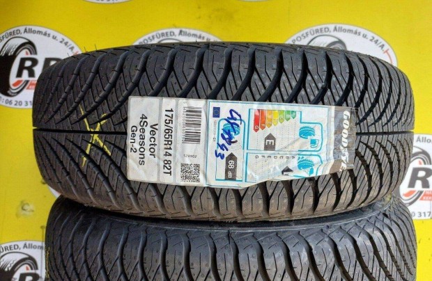 2db 175/65 r14 j Goodyear 4vszakos gumi 2020 20000ft/db