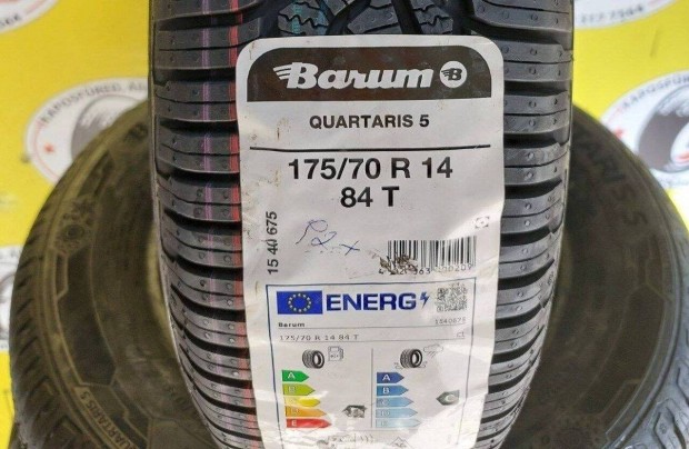 2db 175/70 r14 j Barum 4vszakos gumi 2021 20000ft/db