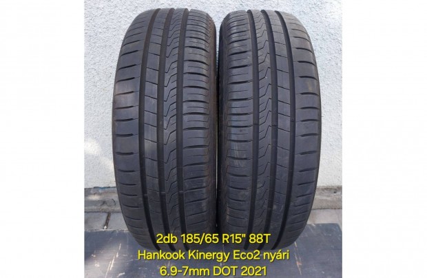 2db 185/65 R15" Hankook Kinergy ECO2 nyári abroncs