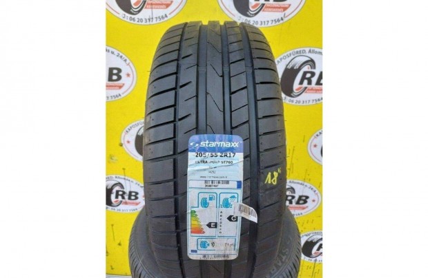 2db 205/55 r17 Starmaxx Új nyári 2018 , 23000ft/db