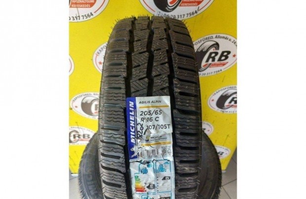 2db 205/65 r16 C Új Michelin téli gumi 2018 28000ft/db