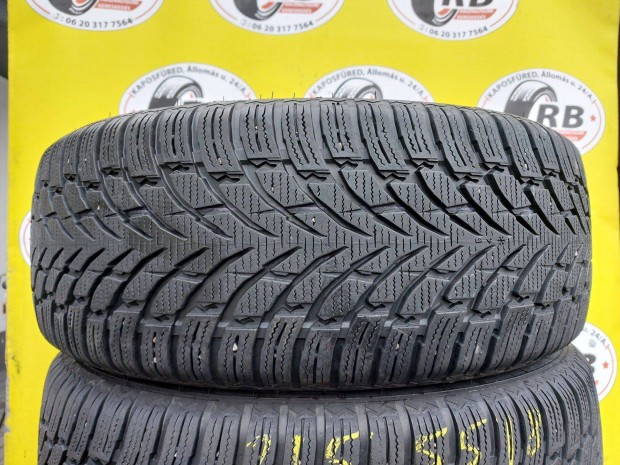 2db 215/55 r18 Nokian tli 2020 6,3mm 15000Ft/db