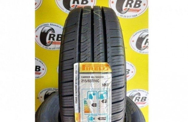 2db 215/65 r16 C Új Pirelli 4évszakos gumi 2019 35000ft/db