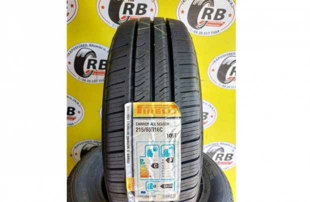 2db 215/65 r16 C j Pirelli 4vszakos gumi 2019 35000ft/db