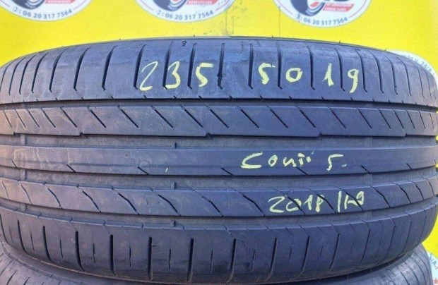 2db 235/50 r19 Continental nyri 2018 5mm, 32500ft/db