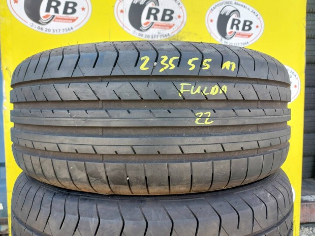 2db 235/55 r17 Fulda Sportcontrol2,,Évjarat2022,,7mm,,20000/db