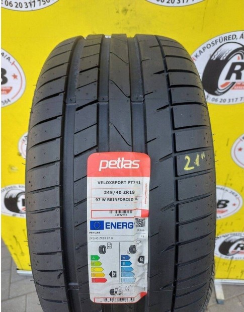 2db 245/40 r18 Petlas j nyri 2021 , 35000ft/db