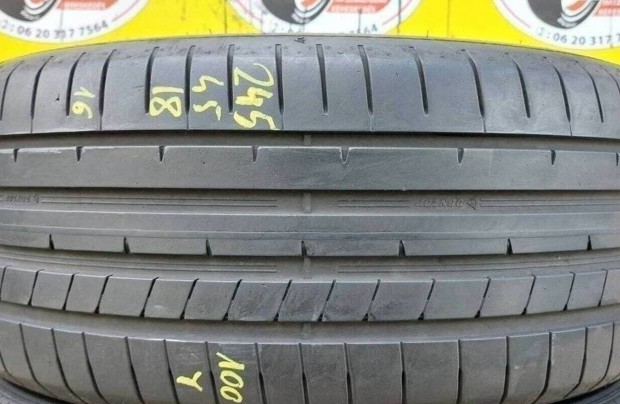 2db 245/45 r18 Dunlop nyri 2016 6.3mm 17500ft/db