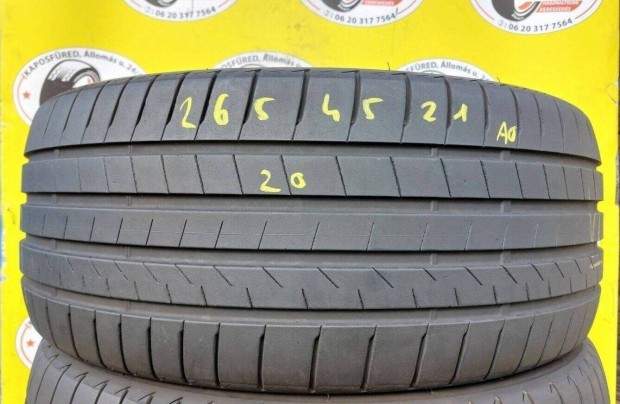 2db 265/45 r21 Bridgestone Alenza,,vjrat:2020,,6.5mm,,50000ft/db