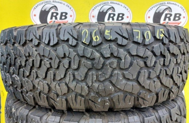 2db 265/70 r17 Bfgoodrich gumi 2021, 8mm 50000ft/db