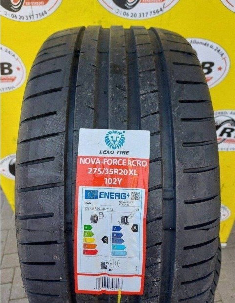2db 275/35 r20 Új Leao nyári gumi 36000 Ft/db