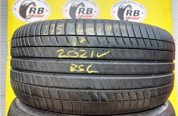 2db 275/40 r19 Michelin Primacy3 RSC 2021 5.5mm 20000ft/db
