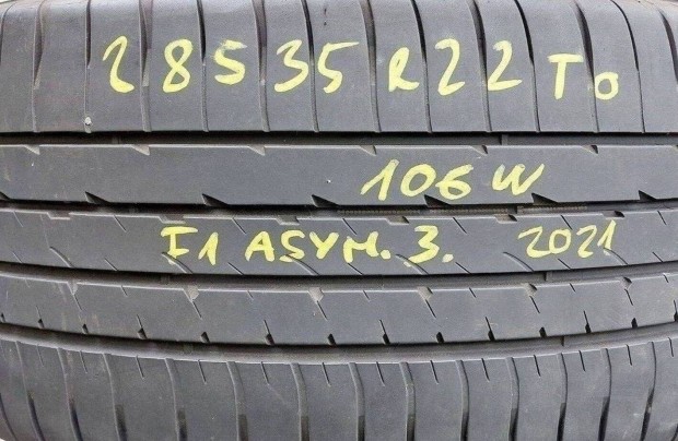 2db 285/35 r22 Goodyear nyári (TO ) 2021 6.5mm 40000ft/db