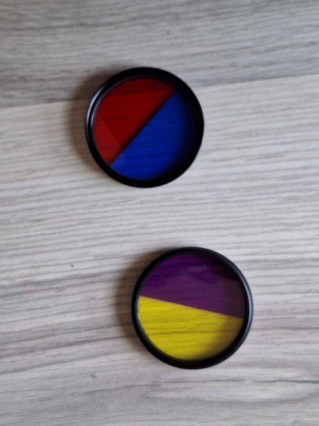 2db 52mm-es színes objektív szűrő