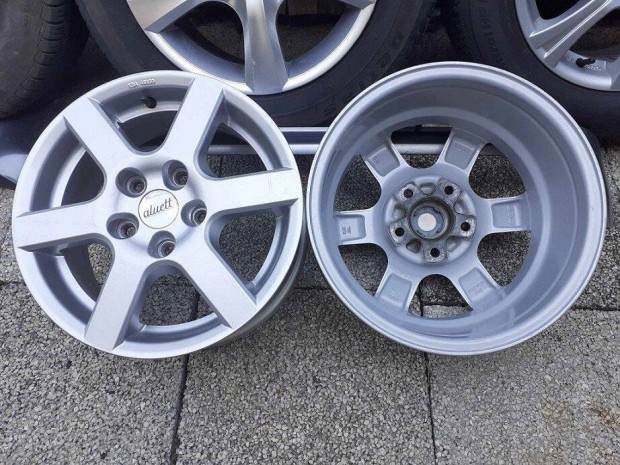 2db Aluett felni 15", utánfutóra, pótlásnak. 1 - 1db is vihető
