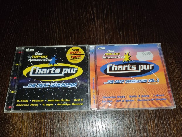 2db Charts Pur Vol.1-Vol.2 CD egyben (4 lemez)(1997)