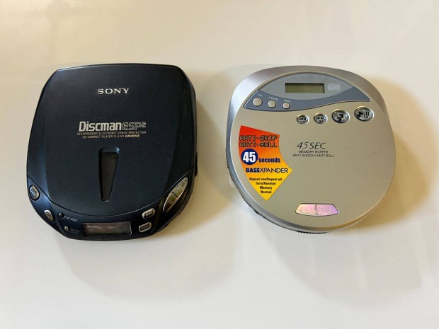 2db Discman CD lejtsz ( Sony , Sanyo )