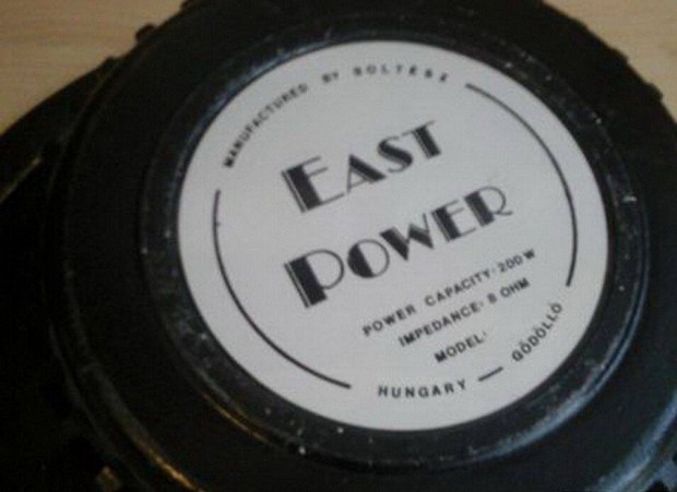 2db East Power 15" 40cm 16ohm hangszr, dupla sub hangfal