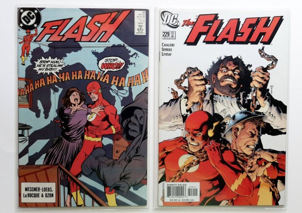 2db Flash, DC Comics kpregny (eredeti, angol nyelv)