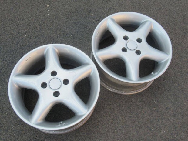 2db King 15" felújított alufelni 4x100 felni utánfutó kerék sólyakocsi