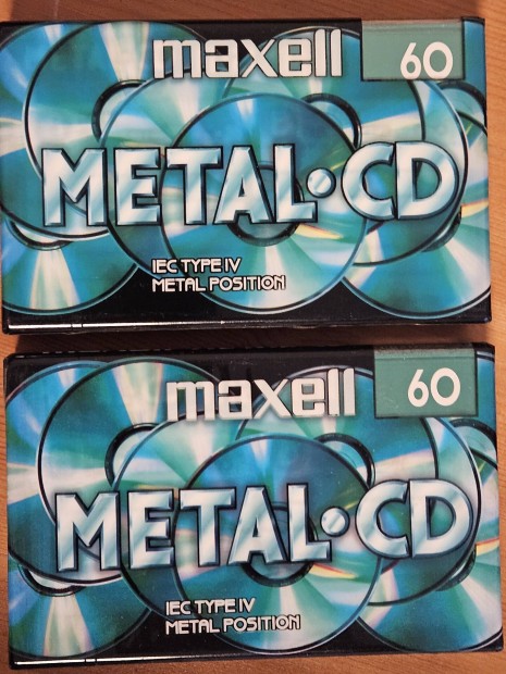 2db Maxell Metal Type IV CD bontatlan kazetta egyben