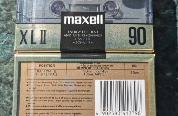 2db Maxell XL II 90 audi kazetta