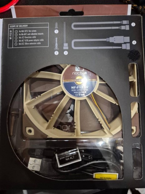 2db Noctua NF-F12 5V Kazy Computer garancia